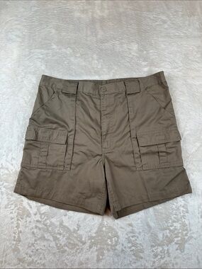 Weekenders Size 38 Olive Green Cargo Shorts Velcro Pockets | Casual | Outdoors